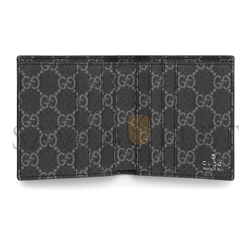 Gvc*1 gg emblem bi-fold embossed wallet 818949 (20*10cm)
